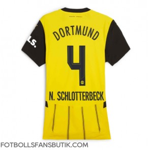 Borussia Dortmund Nico Schlotterbeck #4 Replika Hemmatröja Damer 2024-25 Kortärmad